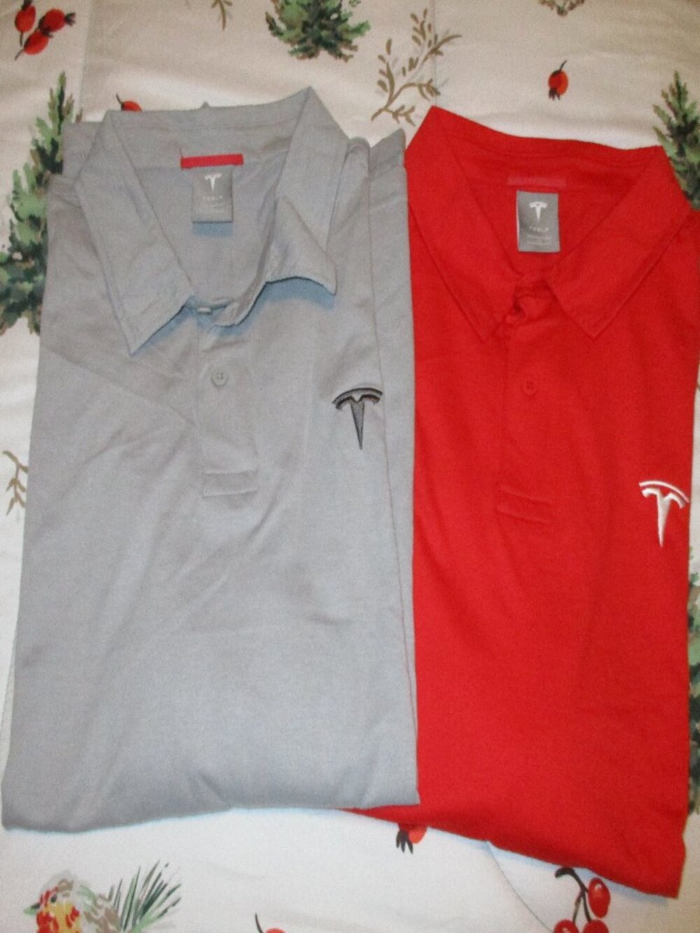 2 Tesla corporate polo size 3X  NWOT